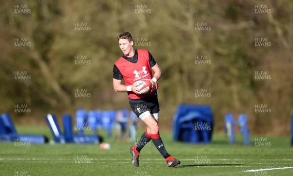 180219 - Wales Rugby Training - Liam Williams during training
