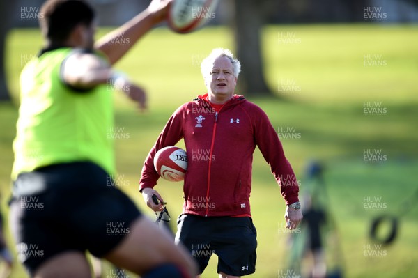 180219 - Wales Rugby Training - Paul Stridgeon during training