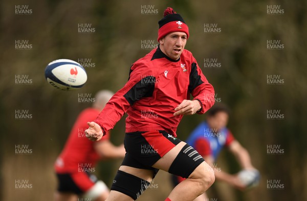 180321 - Wales Rugby Training - Justin Tipuric during training