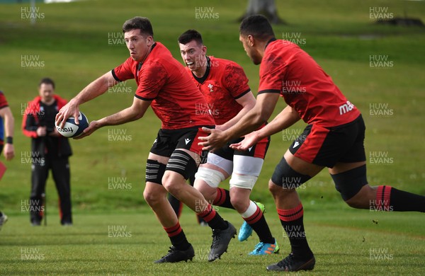 180321 - Wales Rugby Training - Justin Tipuric during training