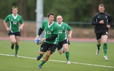18.05.09 - Wales Rugby Training - James Hook in action during training. 