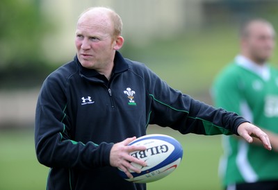 18.05.09 - Wales Rugby Training - Wales coach Neil Jenkins during training. 