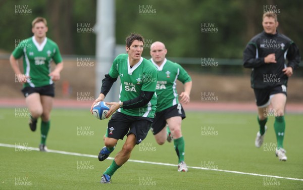 18.05.09 - Wales Rugby Training - James Hook in action during training. 