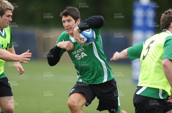 18.05.09 - Wales Rugby Training - James Hook in action during training. 