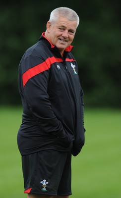 18.08.11 - Wales Rugby Training - Head coach Warren Gatland during training. 