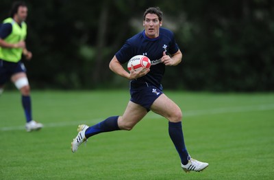 18.08.11 - Wales Rugby Training - James Hook during training. 