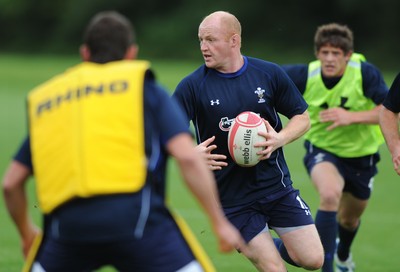 18.08.11 - Wales Rugby Training - Martyn Williams during training. 
