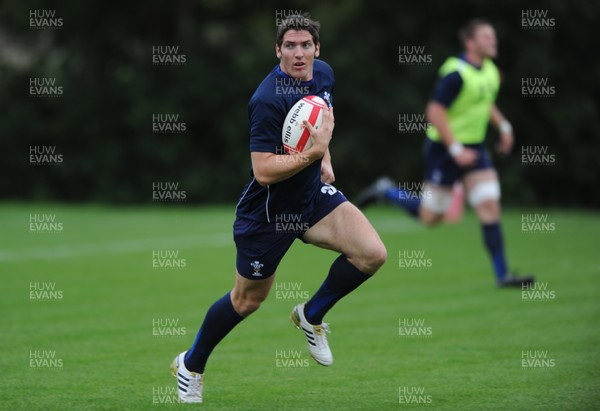 18.08.11 - Wales Rugby Training - James Hook during training. 