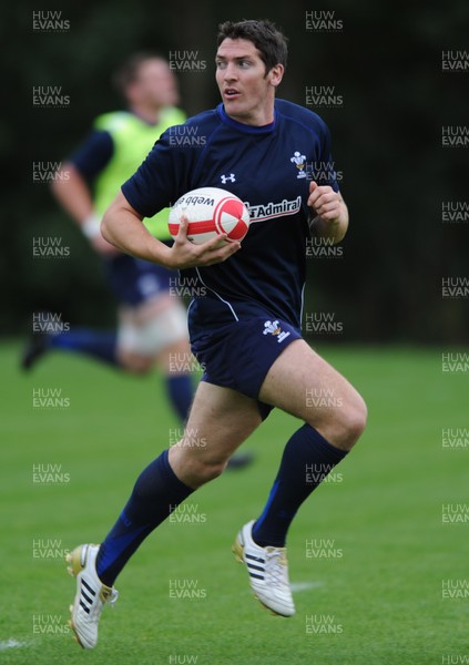 18.08.11 - Wales Rugby Training - James Hook during training. 