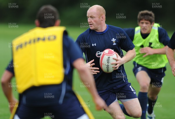 18.08.11 - Wales Rugby Training - Martyn Williams during training. 