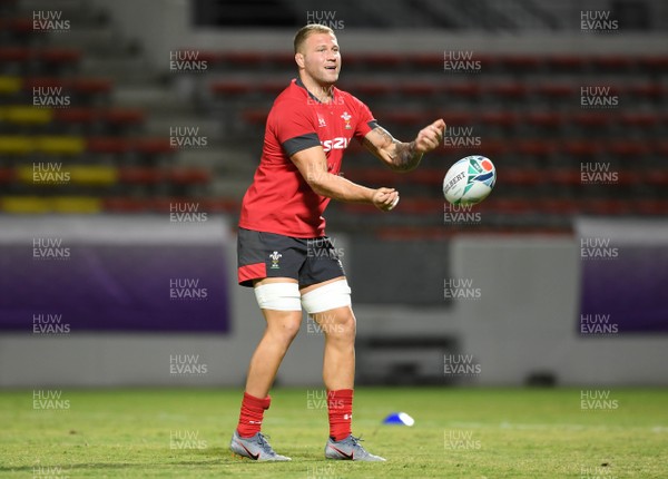 180919 - Wales Rugby Training - Ross Moriarty during training