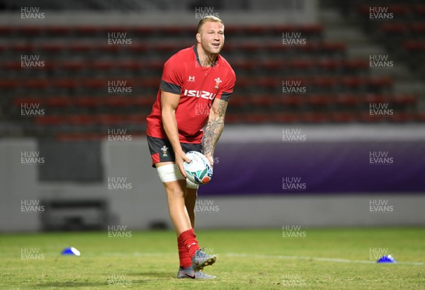 180919 - Wales Rugby Training - Ross Moriarty during training