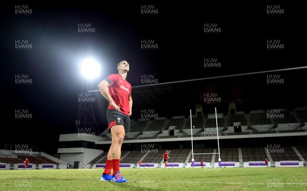 180919 - Wales Rugby Training - George North during training
