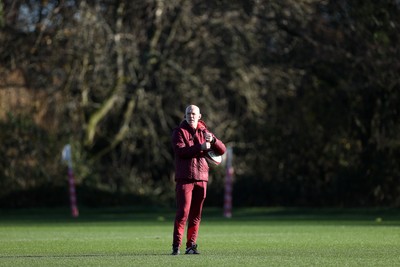 181125 - Wales Rugby Training in the week leading up to their game against New Zealand - Steve Tandy, Head Coach during training