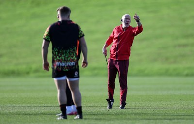 181125 - Wales Rugby Training in the week leading up to their game against New Zealand - Steve Tandy, Head Coach during training