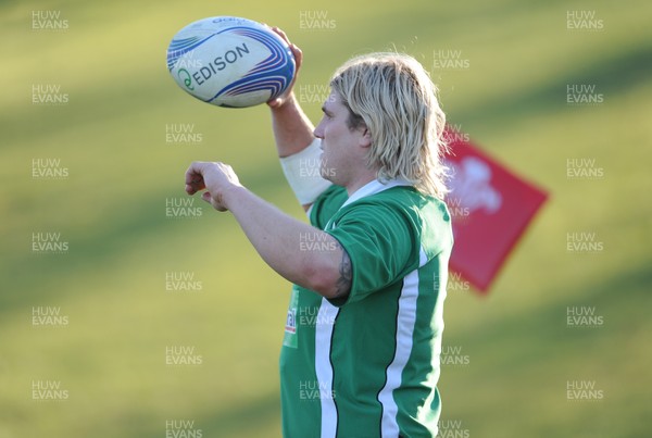 190213 - Wales Rugby Training -Richard Hibbard during training