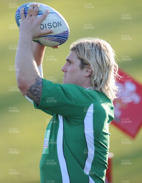 190213 - Wales Rugby Training -Richard Hibbard during training