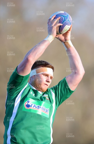 190213 - Wales Rugby Training -Andrew Coombs during training