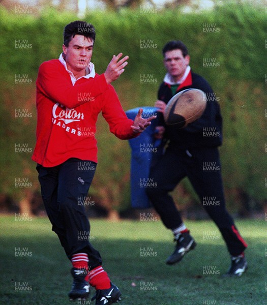 190195 - Wales Rugby Training - Tony Clement during training