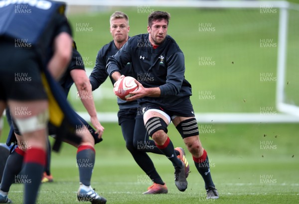 190219 - Wales Rugby Training - Justin Tipuric during training