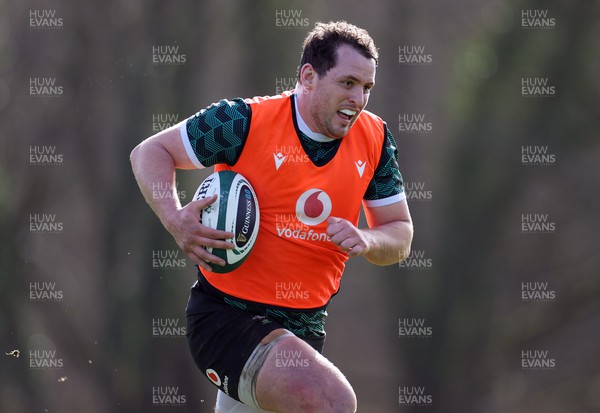 190224 - Wales Rugby Training in the week leading up to their 6 Nations clash with Ireland - Ryan Elias during training