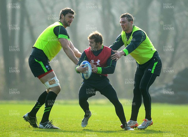 190315 - Wales Rugby Training -Leigh Halfpenny during training