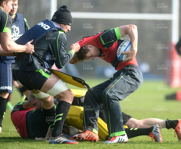 190315 - Wales Rugby Training -Liam Williams during training