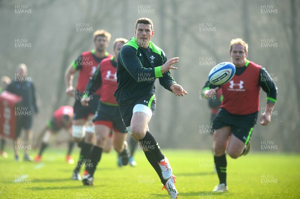 190315 - Wales Rugby Training -Scott Williams during training