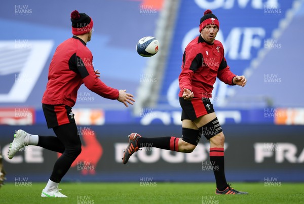 190321 - Wales Rugby Training - Justin Tipuric during training