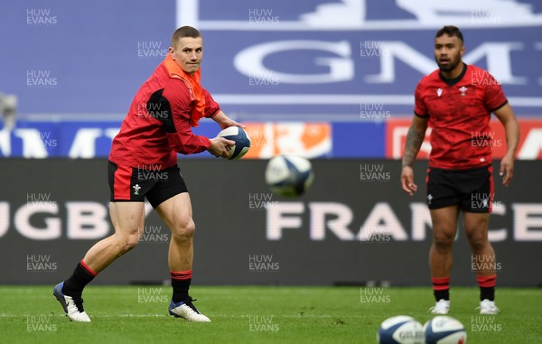 190321 - Wales Rugby Training - Jonathan Davies during training