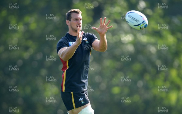 190915 - Wales Rugby World Cup Training -Sam Warburton during training