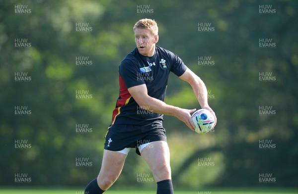 190915 - Wales Rugby World Cup Training -Bradley Davies during training