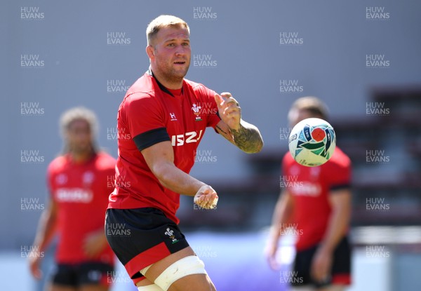 190919 - Wales Rugby Training - Ross Moriarty during training