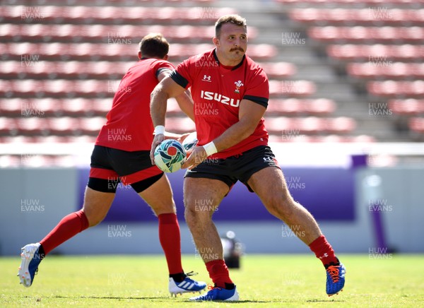 190919 - Wales Rugby Training - Dillon Lewis during training