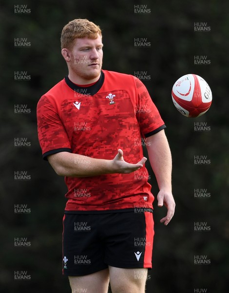 191020 - Wales Rugby Training - Rhys Carre during training