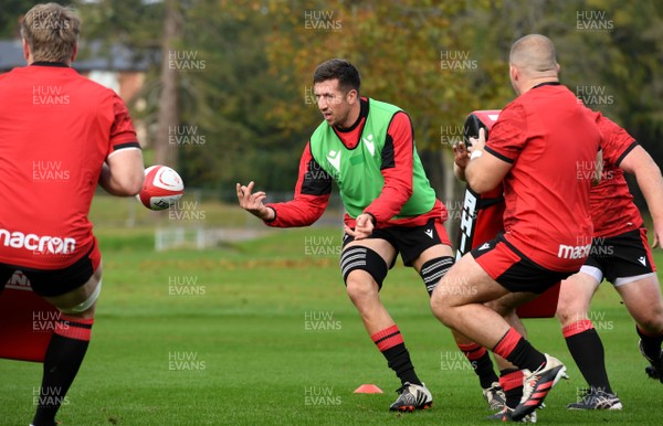 191020 - Wales Rugby Training - Justin Tipuric during training