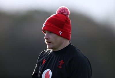 191125 - Wales Rugby Training ahead of their game this weekend against New Zealand - Nick Tompkins during training