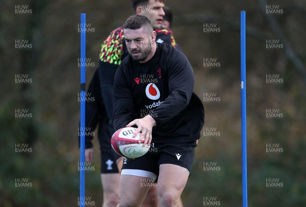 191125 - Wales Rugby Training ahead of their game this weekend against New Zealand - Gareth Thomas during training