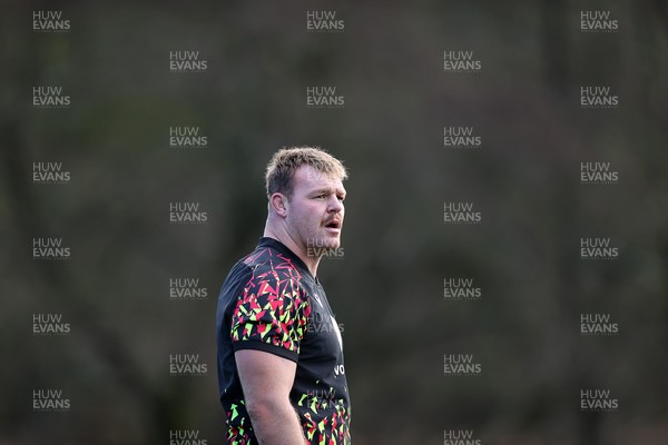 191125 - Wales Rugby Training ahead of their game this weekend against New Zealand - Dewi Lake during training
