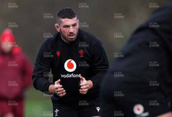 191125 - Wales Rugby Training ahead of their game this weekend against New Zealand - Gareth Thomas during training