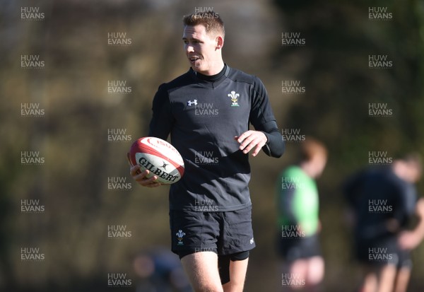 200218 - Wales Rugby Training - Liam Williams during training