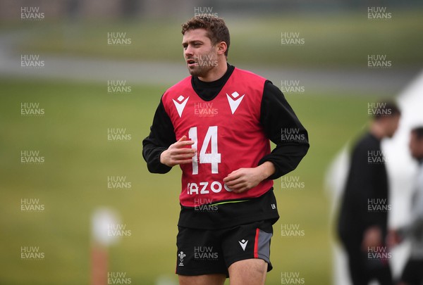 200223 - Wales Rugby Training - Leigh Halfpenny during training