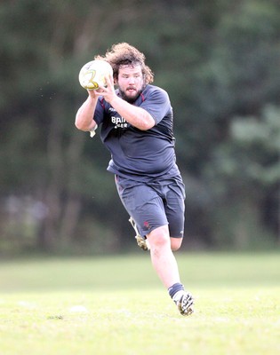 20.05.07  Wales rugby on Tour to Australia Adam Jones during training in Terrigal. 