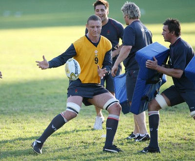 20.05.07  Wales rugby on Tour to Australia Brent Cockbain during  training in Terrigal. 