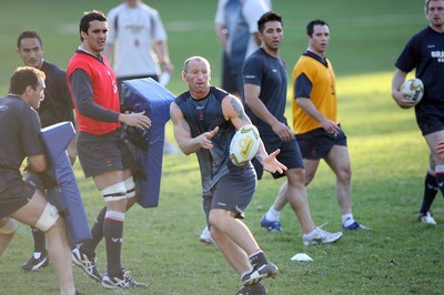 20.05.07  Wales rugby on Tour to Australia Gareth Thomas during  training in Terrigal. 