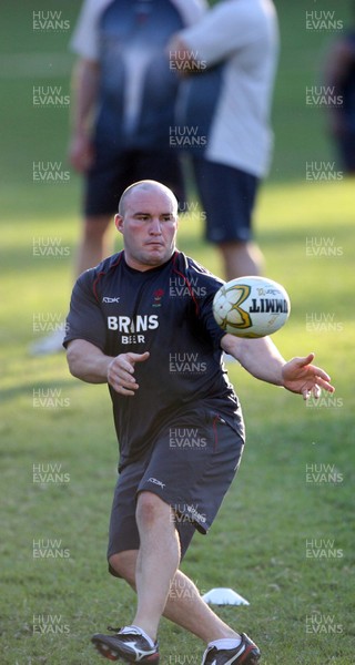 20.05.07  Wales rugby on Tour to Australia Gareth williams during  training in Terrigal. 