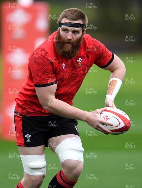 201020 - Wales Rugby Training - Jake Ball during training