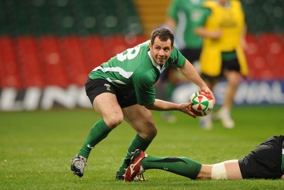 20.11.08 - Wales Rugby Training - Wales' Gareth Cooper during training 