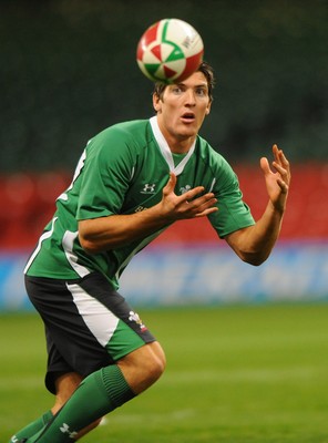 20.11.08 - Wales Rugby Training - Wales' James Hook during training 