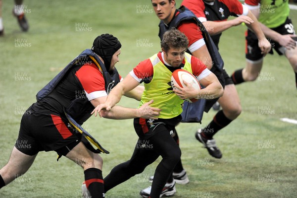 201112 - Wales Rugby Training -Leigh Halfpenny during training